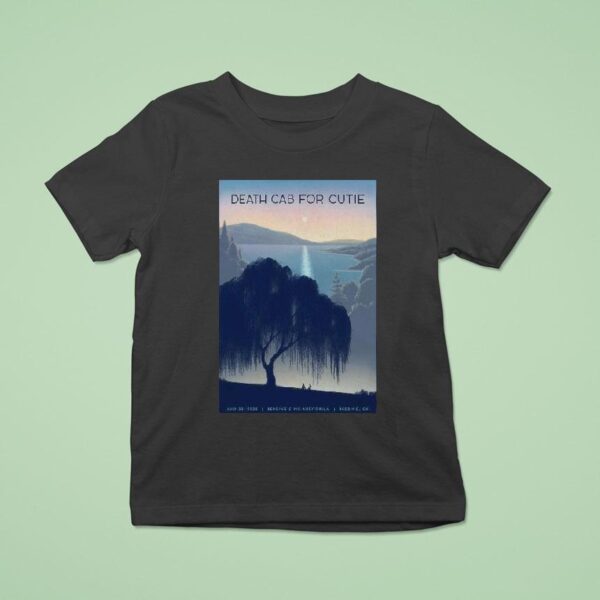 Death Cab For Cutie Jul Redding Civic Auditorium In Redding Ca T Shirt