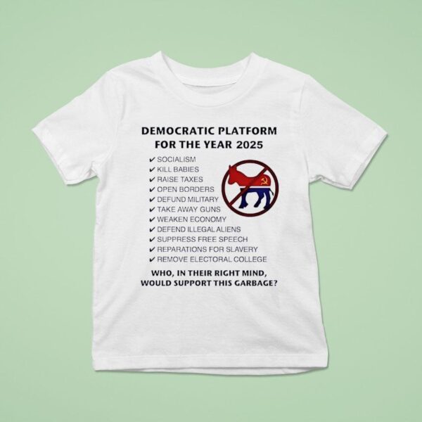Democratic Platform For The Year Socialism T Shirt