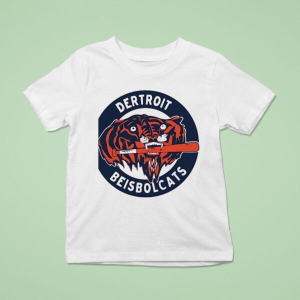 Dertroit Beisbolcats Logo T Shirt