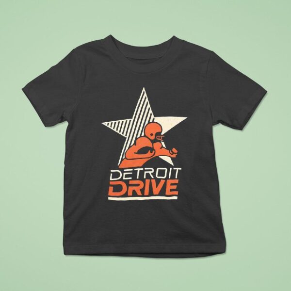 Detroit Dive Football Player T Shirt