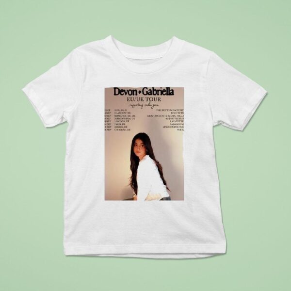 Devon Gabriella Supporting Sadie Jean Eu Uk Tour T Shirt