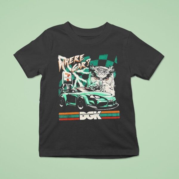 Dgk X Eleven Where Car Owl T Shirt