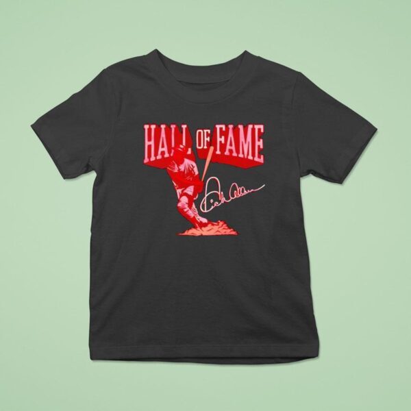 Dick Allen Hall Of Fame Signature T Shirt