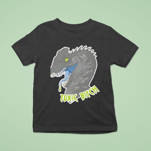 Dilophosaurus Dinosaur Toxic Bitch T Shirt
