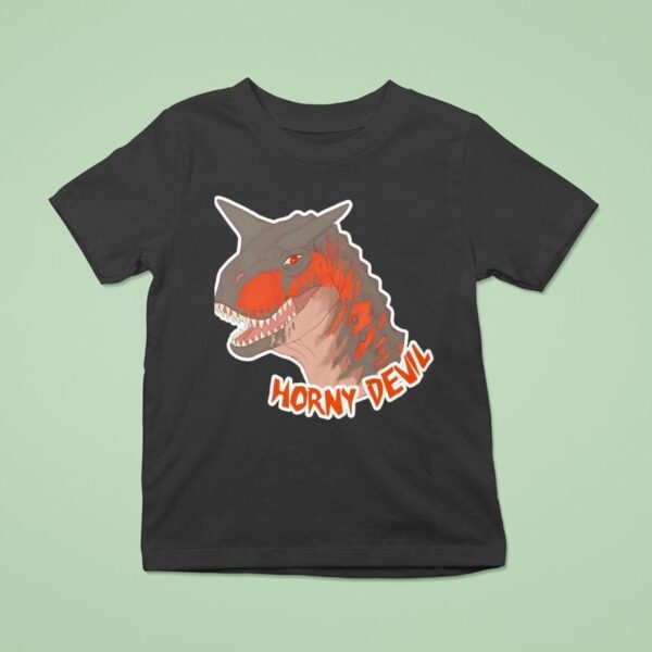 Dinosaur Carnotaurus Horny Devil T Shirt