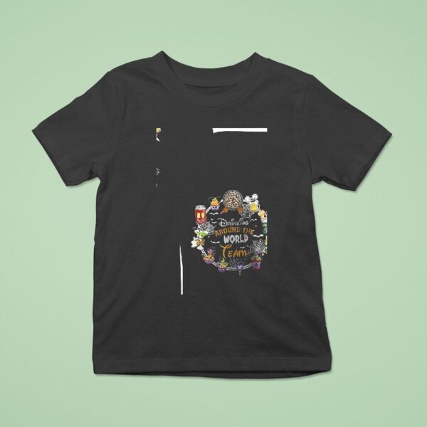Disney Drinking Around The World Team Roster T Shirt
