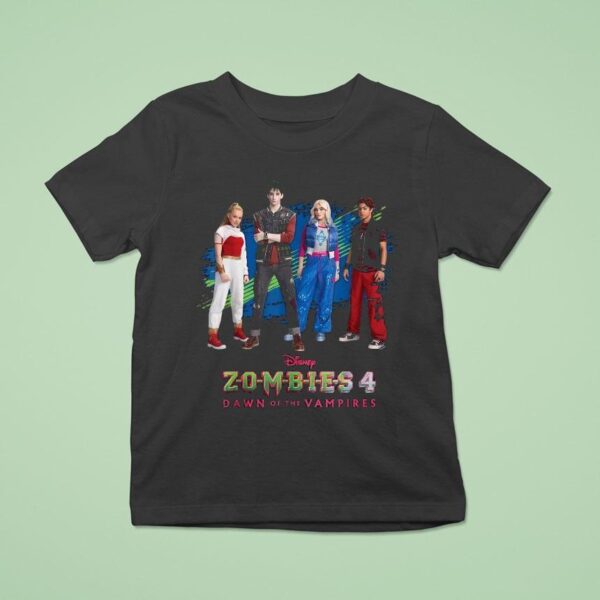 Disney Zombies Nova Victor Zed And Addison Dawn Of The Vampires T Shirt