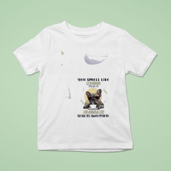Dog You Smell Like Drama And A Headache Please Get Away From Me T Shirt
