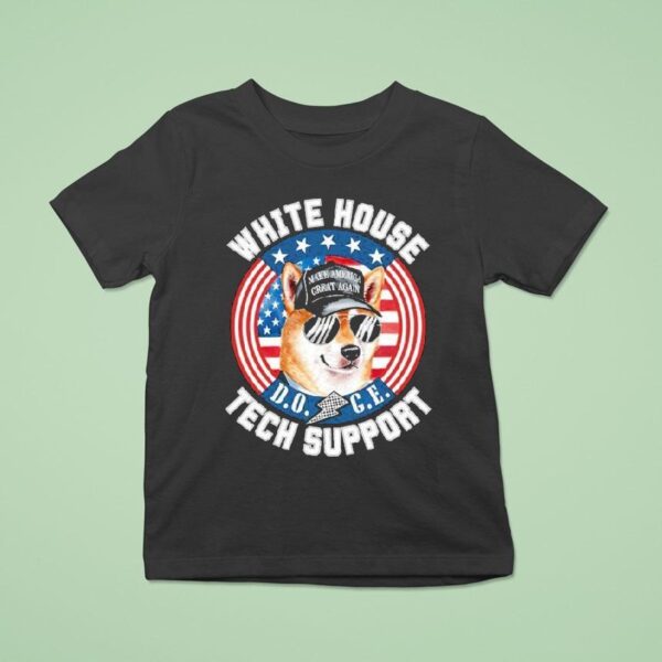 Doge White House Tech Support Make America Great Again T Shirt