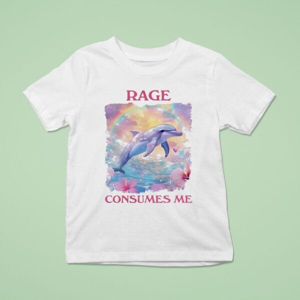 Dolphin Rage Consumes Me T Shirt