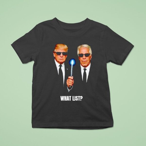 Donald Trump And Jeffrey Epstein Men In Black T Shirt