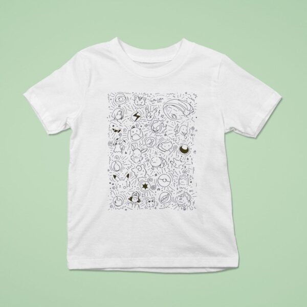 Doodles Of Our Favorite Pocket Monsters T Shirt