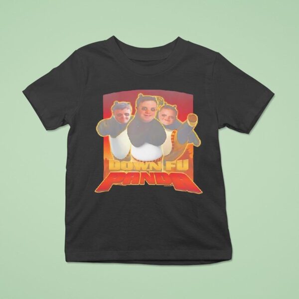 Down Fu Panda T Shirt