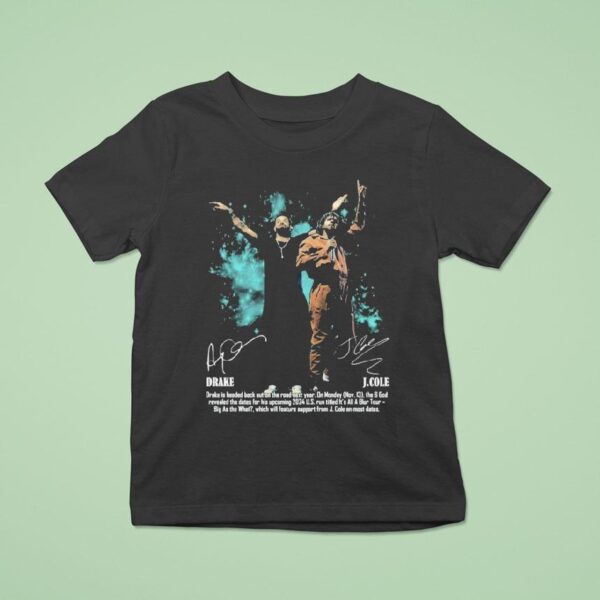 Drake J Cole It S All Blur Tour T Shirt