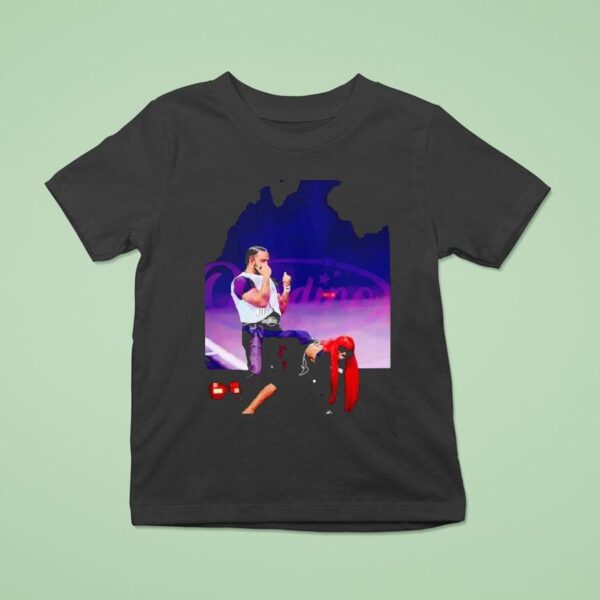 Drake Live Tour Retro Performance Stage T Shirt