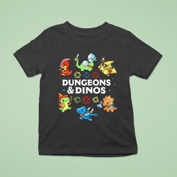 Dungeons And Dinos Parody T Shirt
