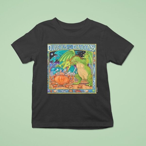 Dungies And Dragons Retro T Shirt