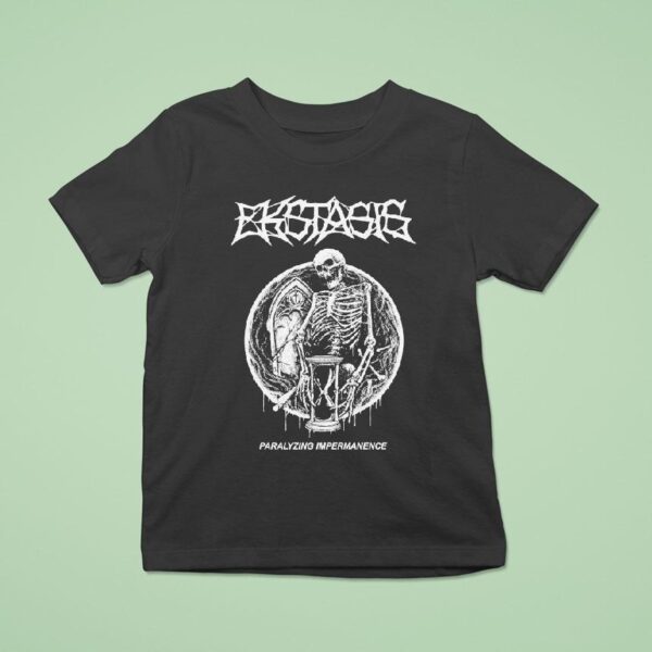 Ekstasis Paralyzing Impermanence Skeleton T Shirt