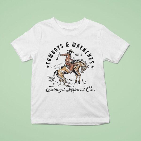 Enthuzst Cowboys And Wrenches Western T Shirt