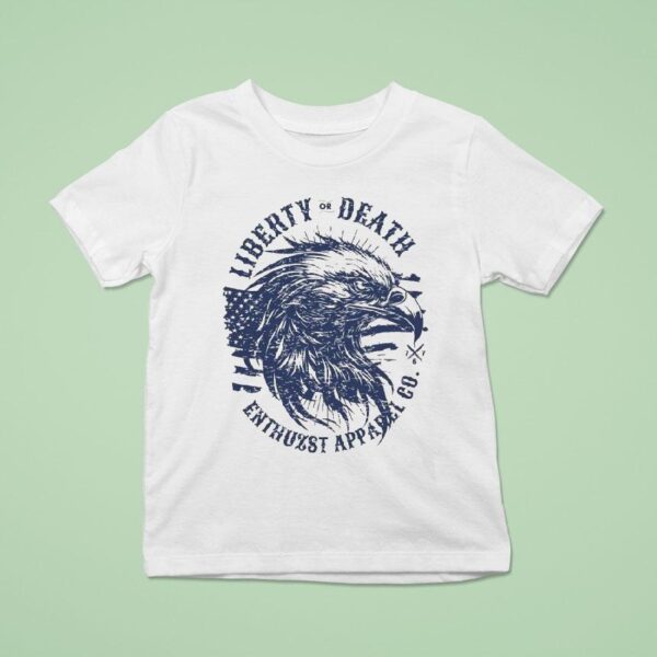 Enthuzst Liberty Or Death Eagle T Shirt