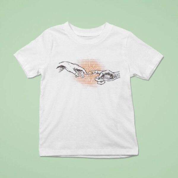 Et The Extra Terrestrial And The Creation Of Adam T Shirt