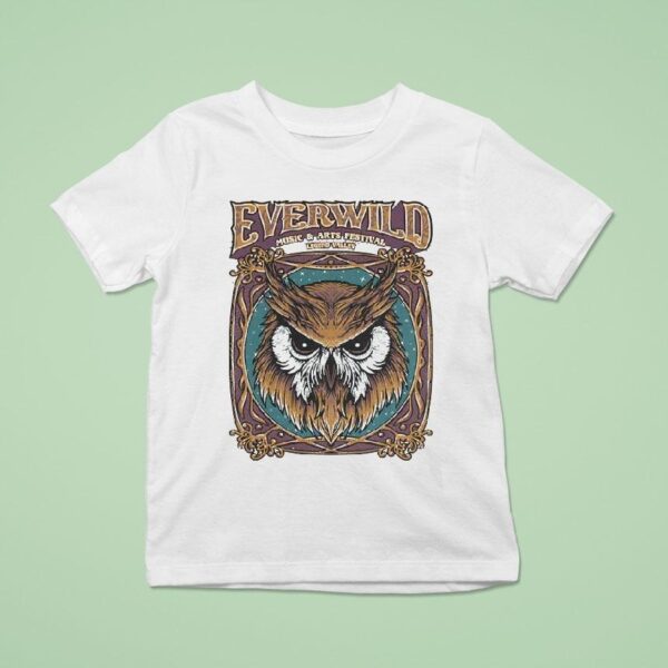 Everwild Music Arts Festival Legend Valley Night Owl T Shirt
