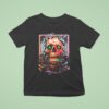 Feed Me Horror Tv Skull T Shirt