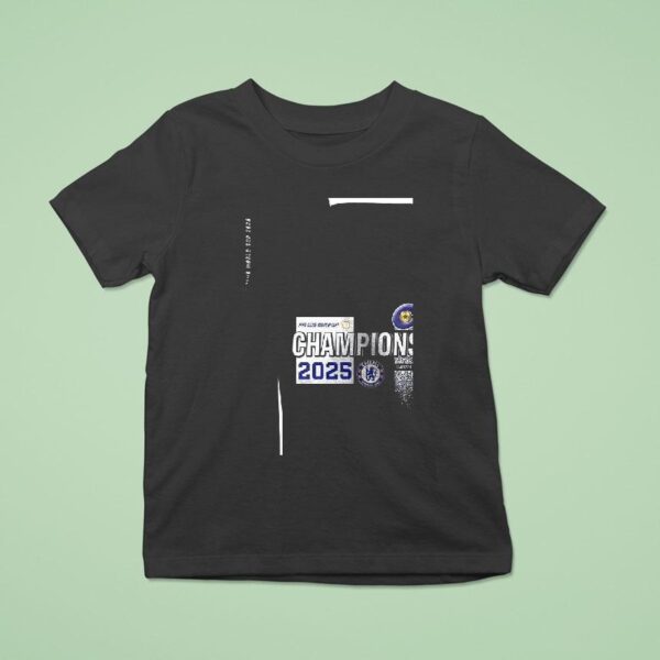 Fifa Club World Cup Champions Chelsea Fc Roster T Shirt