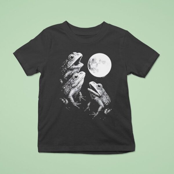 Frogs Howling To Moon T Shirt