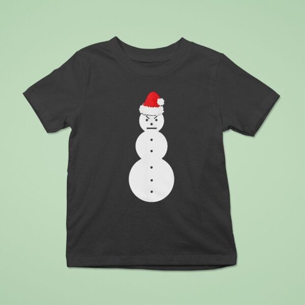 Frosty Santa Snowman Christmas T Shirt