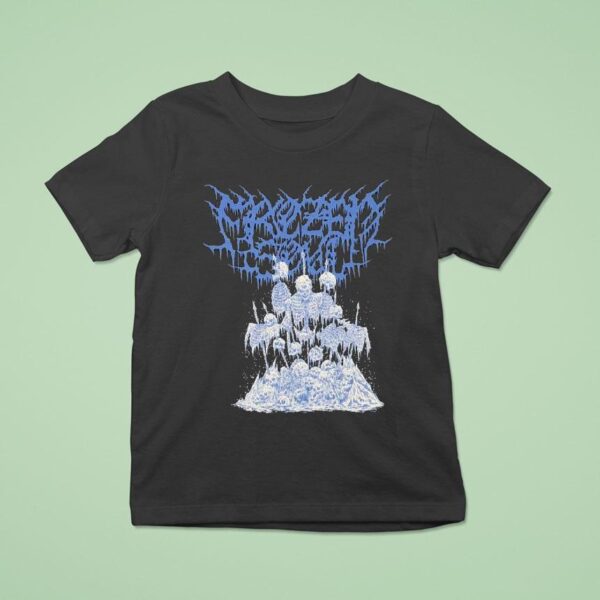 Frozen Soul Blue Cold School Death Metal T Shirt