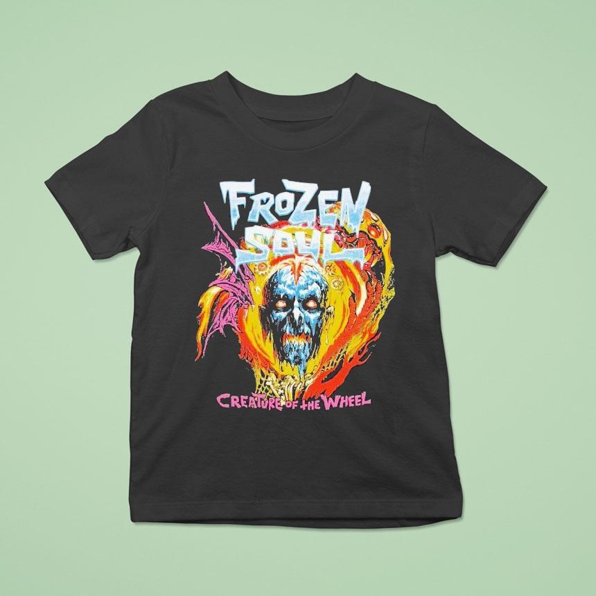Frozen Soul Creature Of The Wheel Skull T Shirt