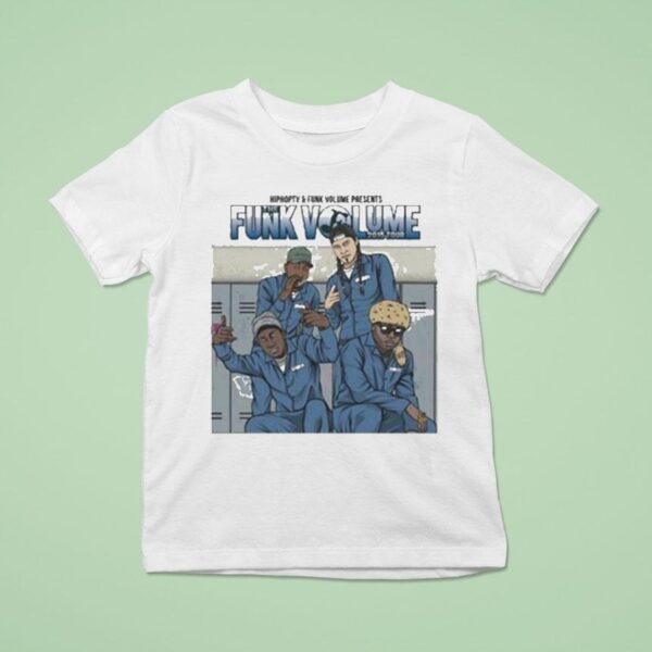 Funk Volume Autographed Hopsin Jarren Benton Tour T Shirt