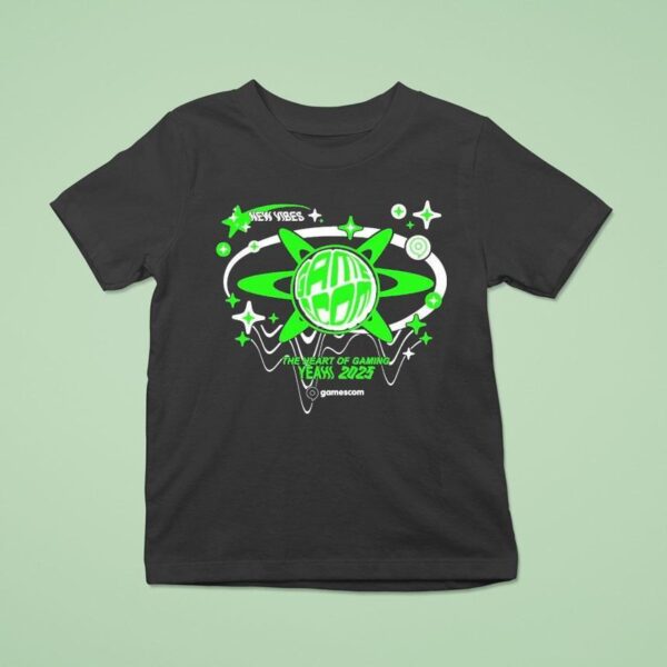 Gamescom The Heart Of Gaming New Vibes T Shirt