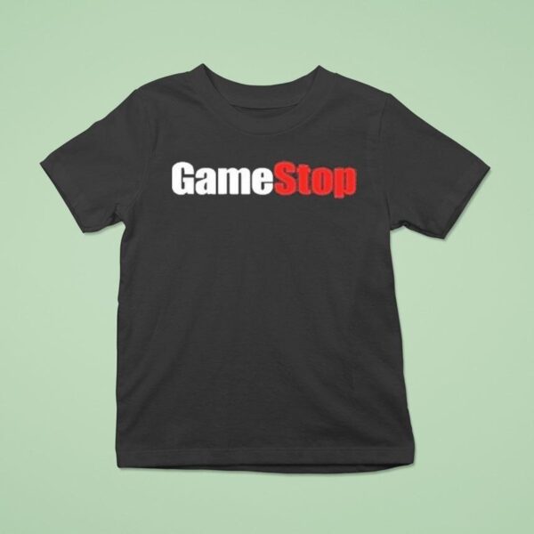 Gamestop Logo Power To The Players T Shirt