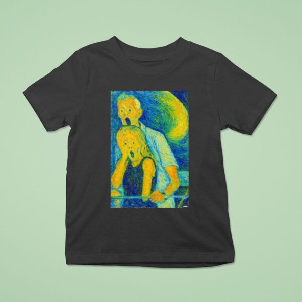 Ghostface Style Van Gogh Halloween T Shirt