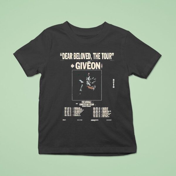 Giveon Dear Beloved The Tour Dates T Shirt