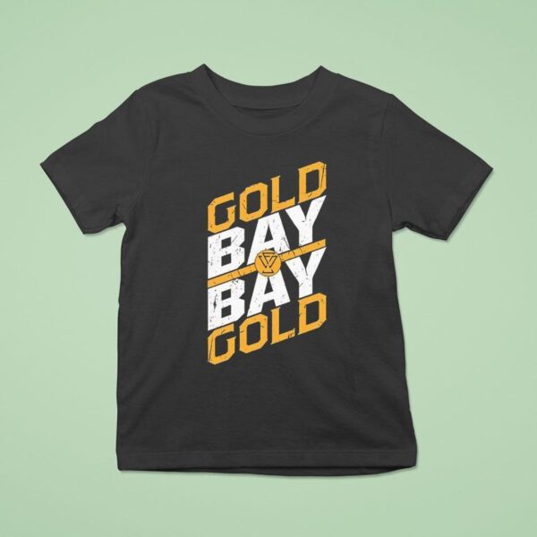 Gold Bay X Bay Gold Wwe Logo T Shirt