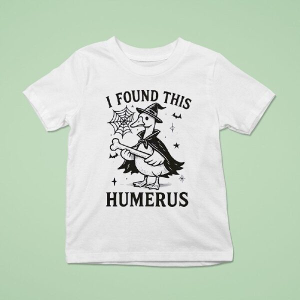 Goose Witch I Found This Humerus Halloween T Shirt