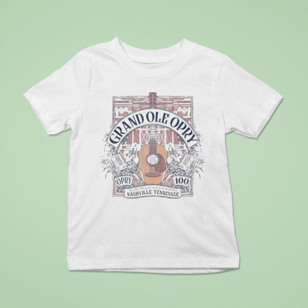 Grand Ole Opry Country Music Famous Nashville Tennessee Guitar T Shirt