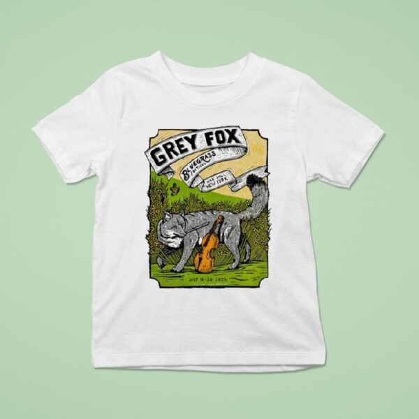 Grey Fox Bluegrass Festival Tour July Oak Hill New York T Shirt