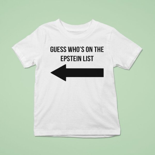 Guess Who S On The Epstein List Duo T Shirt