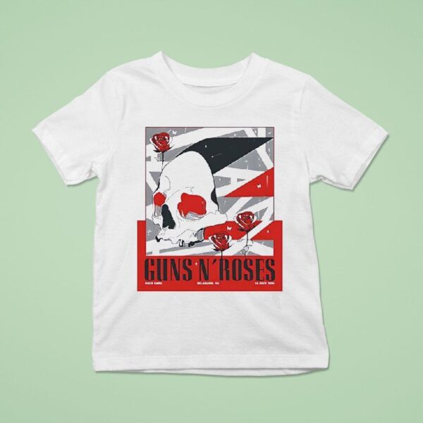 Guns N Roses Concert At Uce Park Belgrade Rs At July T Shirt