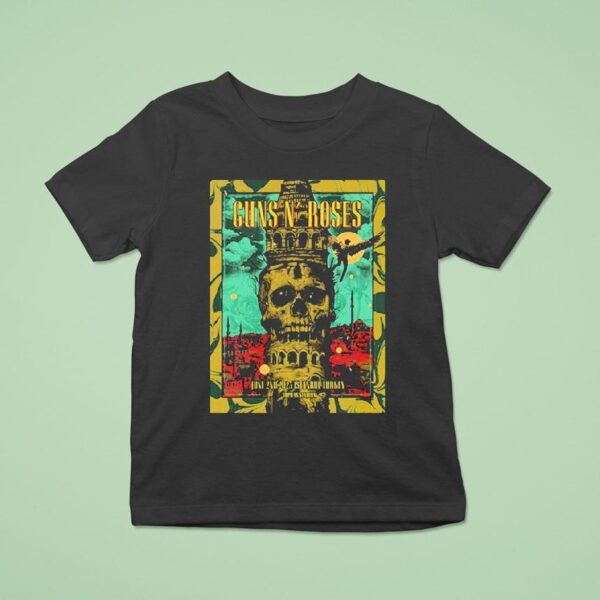 Guns N Roses Istanbul Show At Tupras Stadium On June In Istanbul Turkey Skull T Shirt