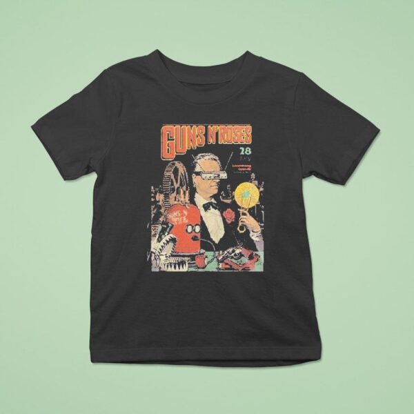 Guns N Roses Luxembourg Tour Rock T Shirt