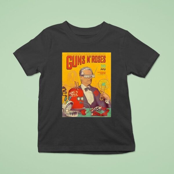 Guns N Roses World Tour To Luxembourg T Shirt