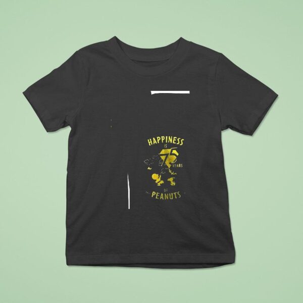 Happiness Is Years Of Peanuts Since Silhouette T Shirt