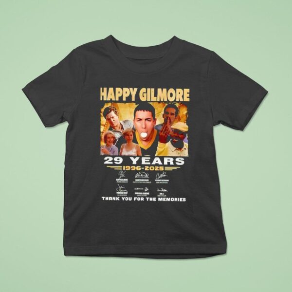 Happy Gilmore Years Signatures Anniversary T Shirt