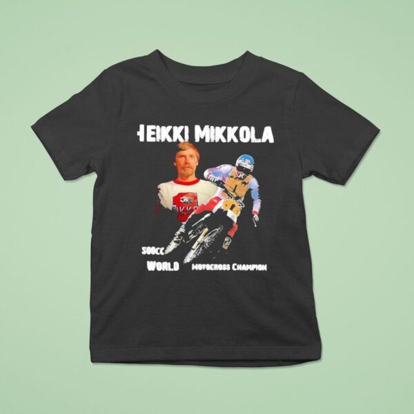 Heikki Mikkola Cc World Motocross Champion T Shirt
