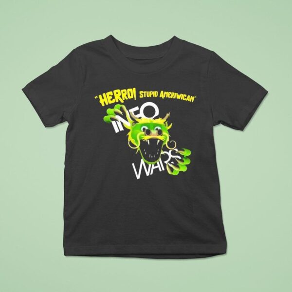 Herro Stupid American Info Wars Alex Jones T Shirt